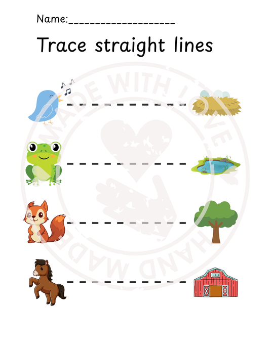 Free Pre-Writing Tracing Workbook for Preschool – 20 Printable Pages of Lines, Curves, Waves & Spirals (PDF Download)