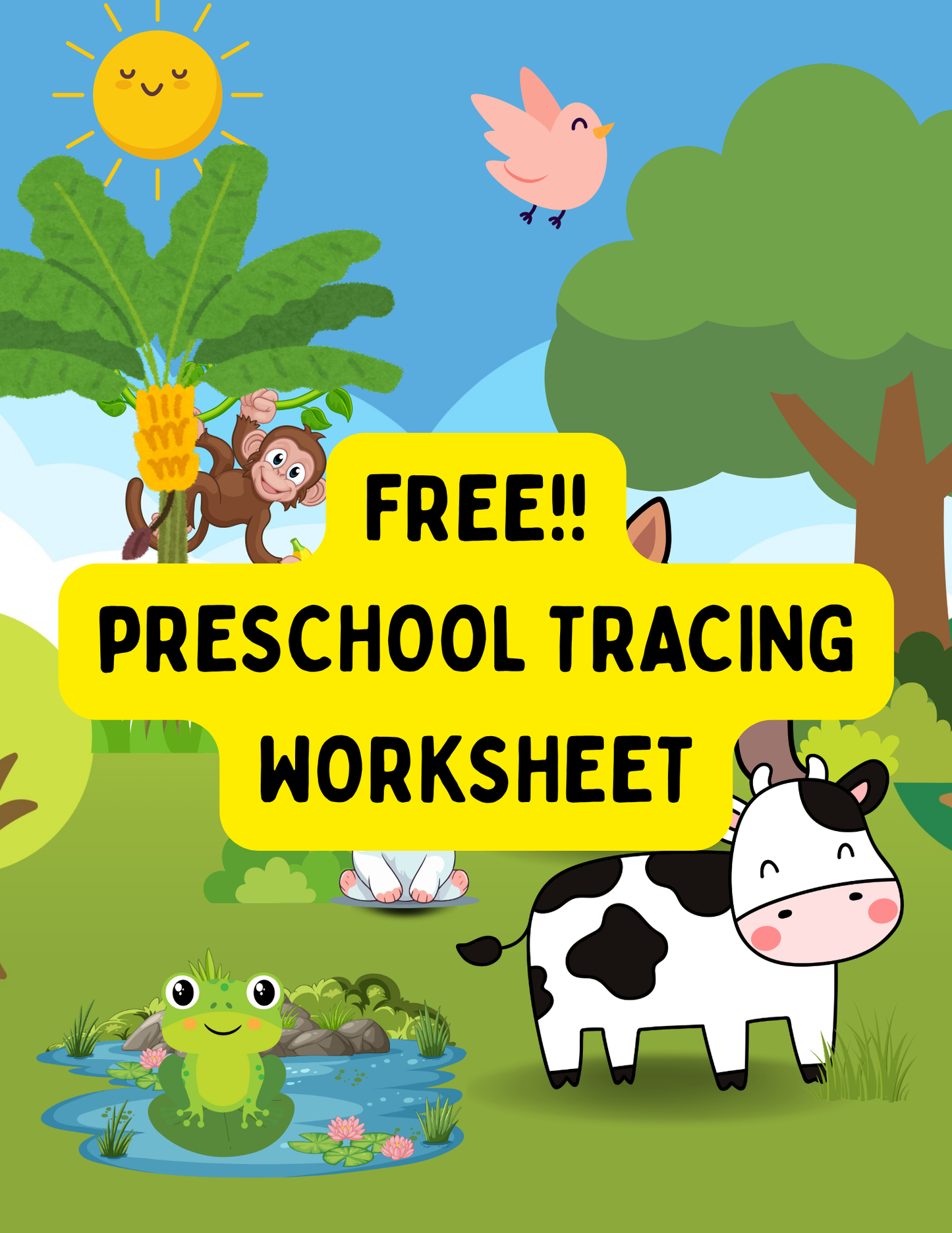 Free Pre-Writing Tracing Workbook for Preschool – 20 Printable Pages of Lines, Curves, Waves & Spirals (PDF Download)