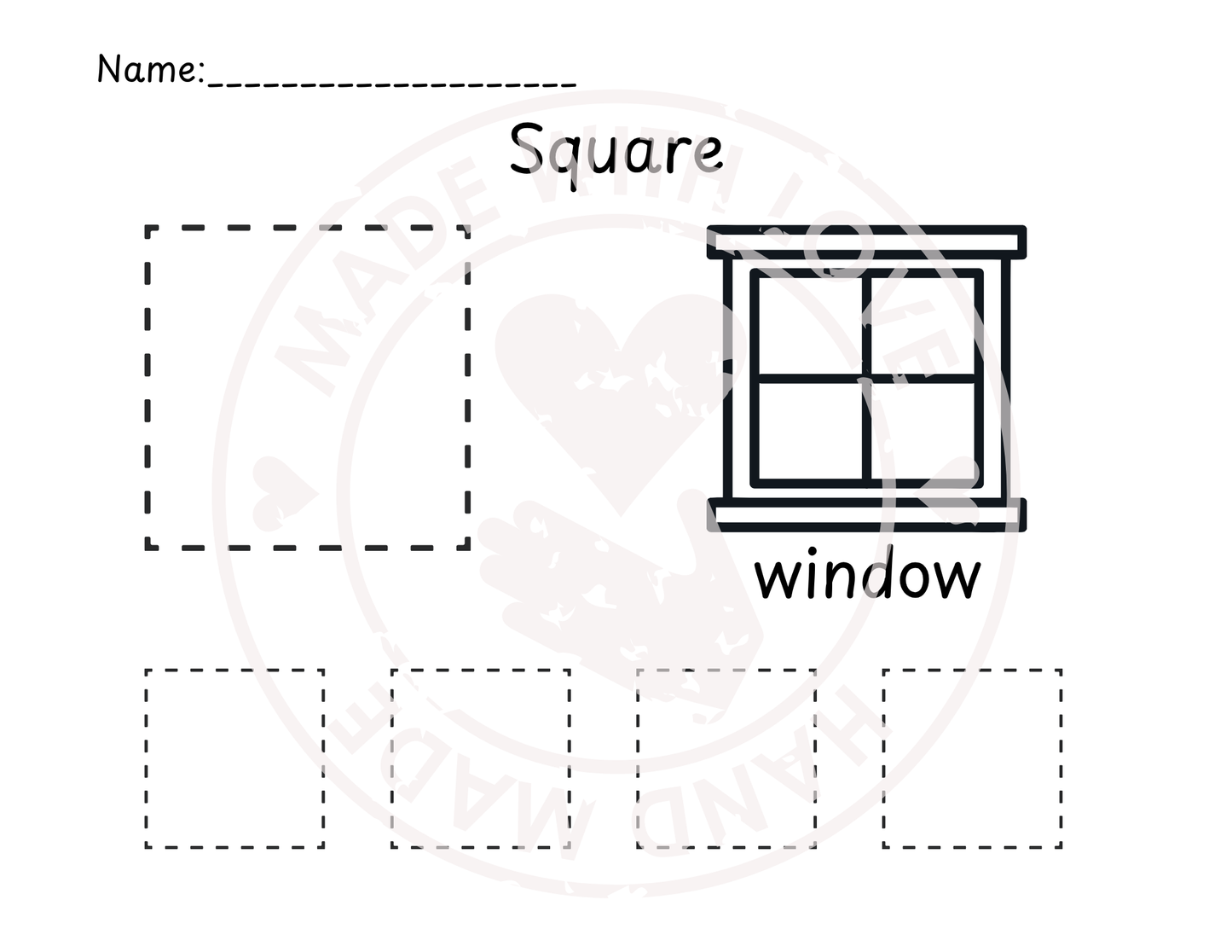 Printable Shapes Workbook for Preschool | 19 Pages of Tracing, Matching & Shape Recognition Activities (PDF)