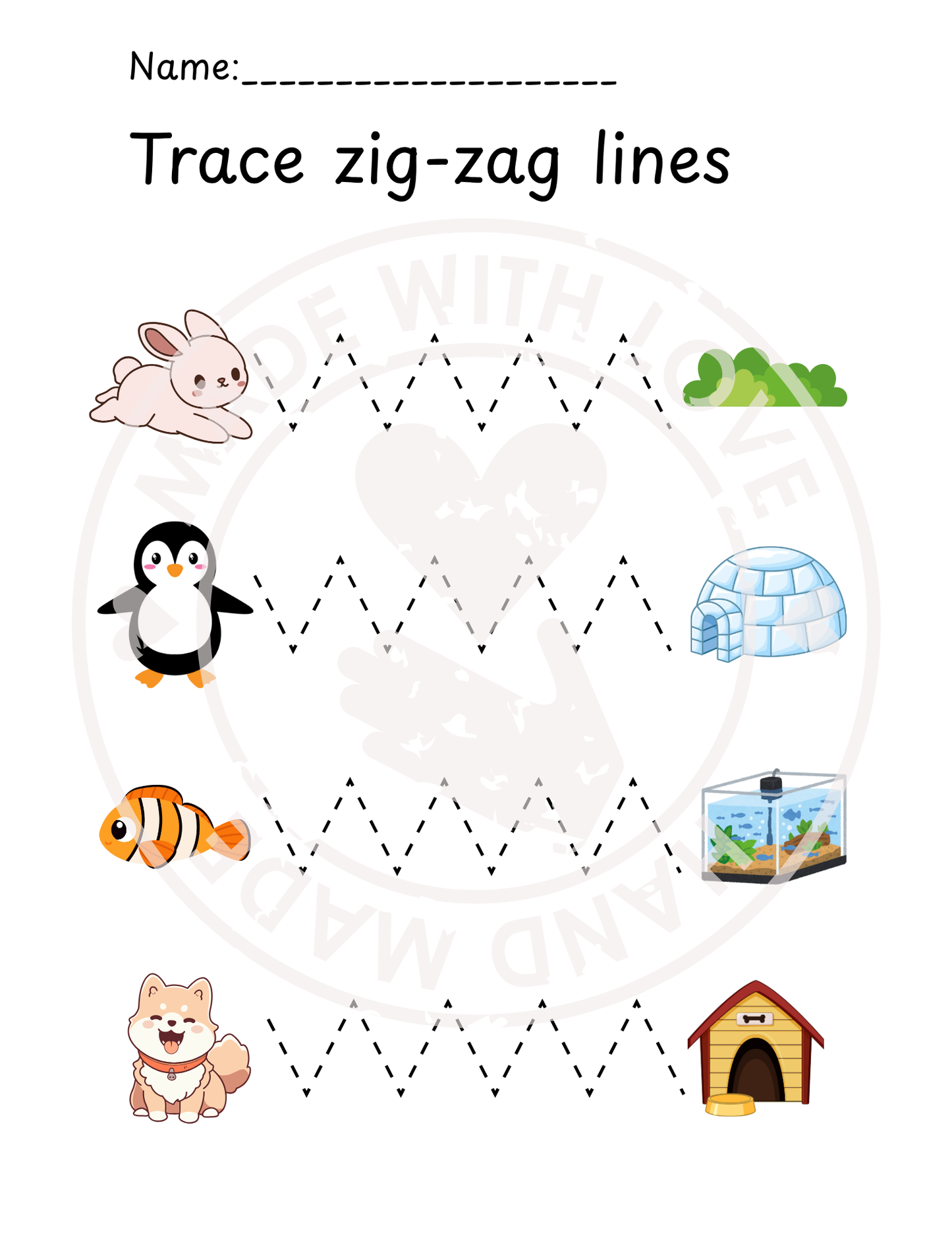 Free Pre-Writing Tracing Workbook for Preschool – 20 Printable Pages of Lines, Curves, Waves & Spirals (PDF Download)